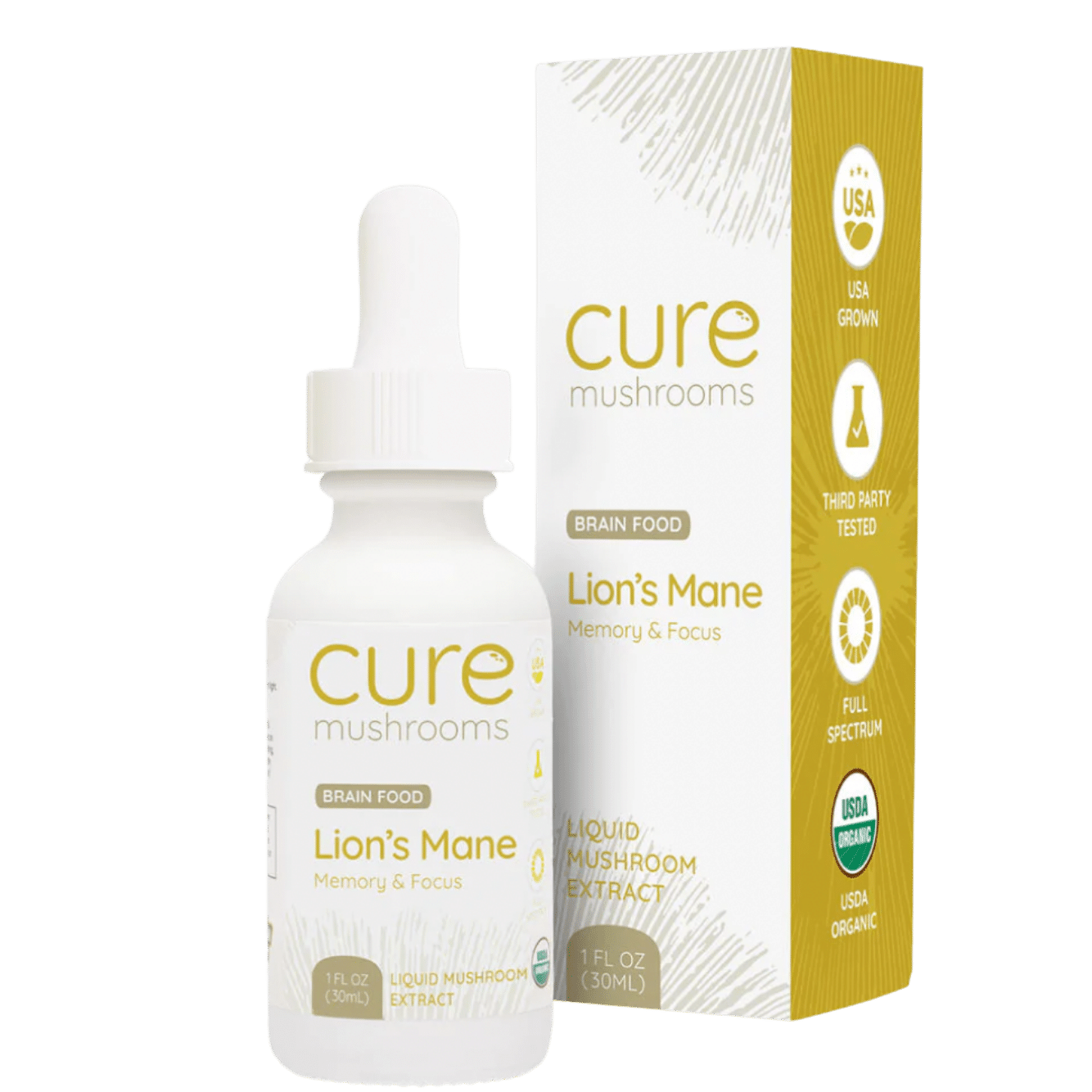 Unbiased Review Cure Mushrooms Lion's Mane Tincture REMEDAY